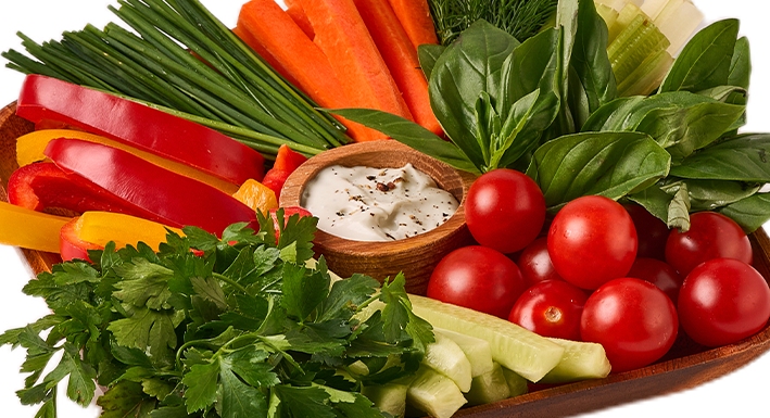 Овощная тарелка