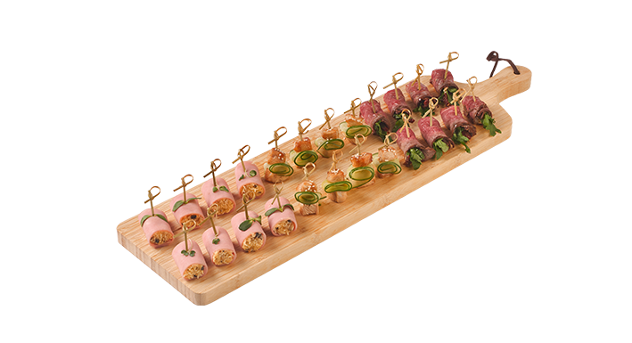 Канапе "Ростбиф", "Курица терияки", "Ветчина с сыром"